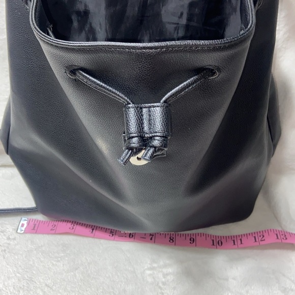 Victoria’s Secret | Black Faux Leather Backpack main image 8